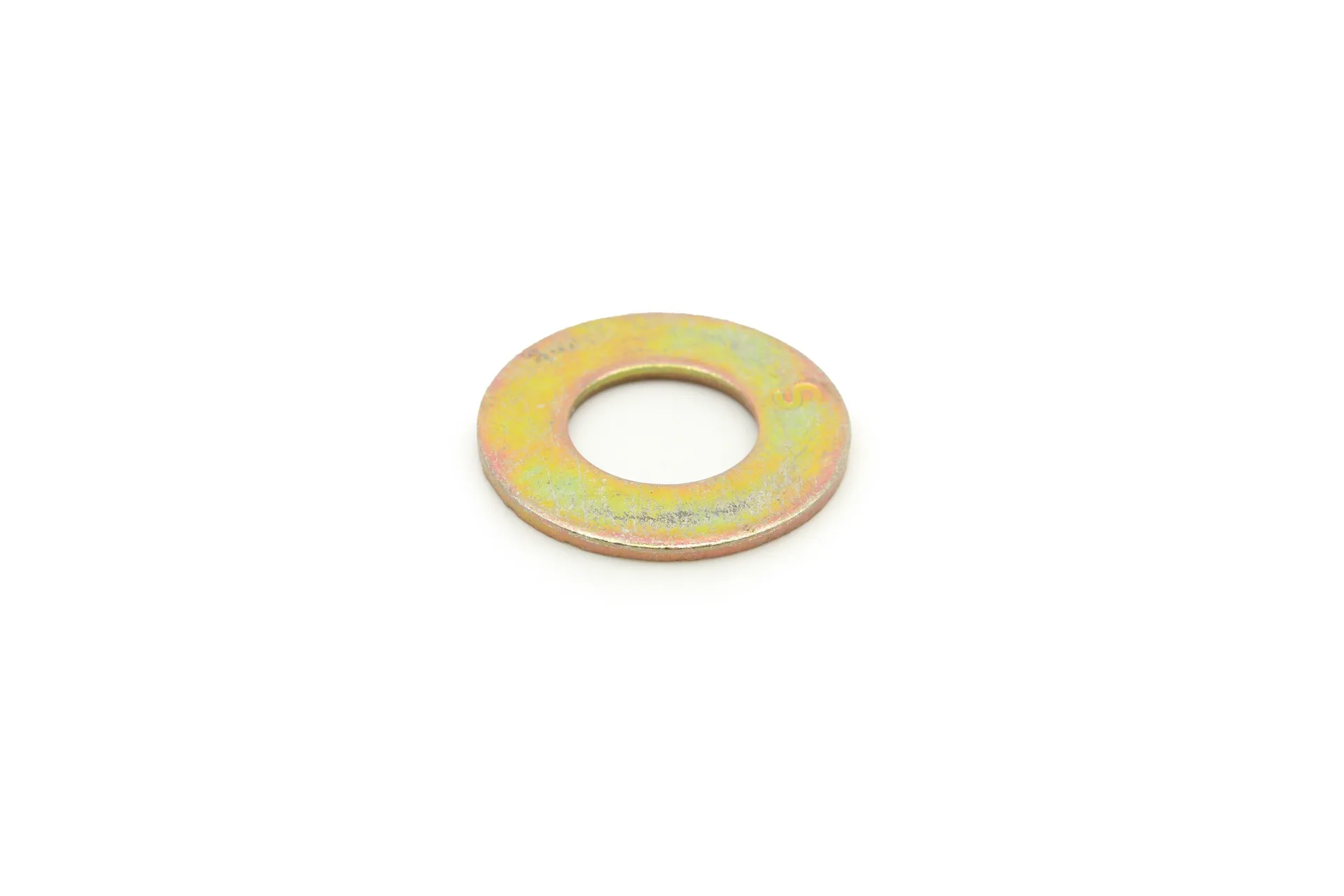 Washer,Flat,9/16 Sae,Hardened,Yel Zn