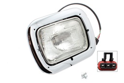 Headlamp,Rectangular,Single,Halogen Tcfc/Re