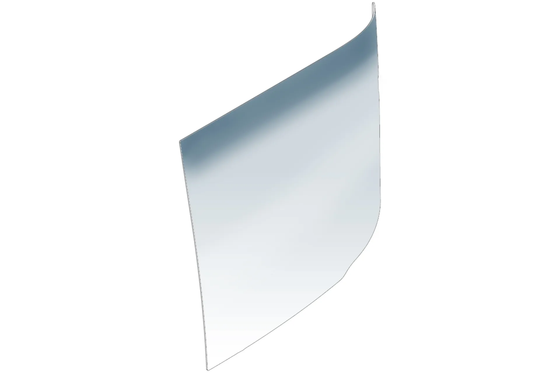 Windshield, Curved, LH, Shaded, TX4