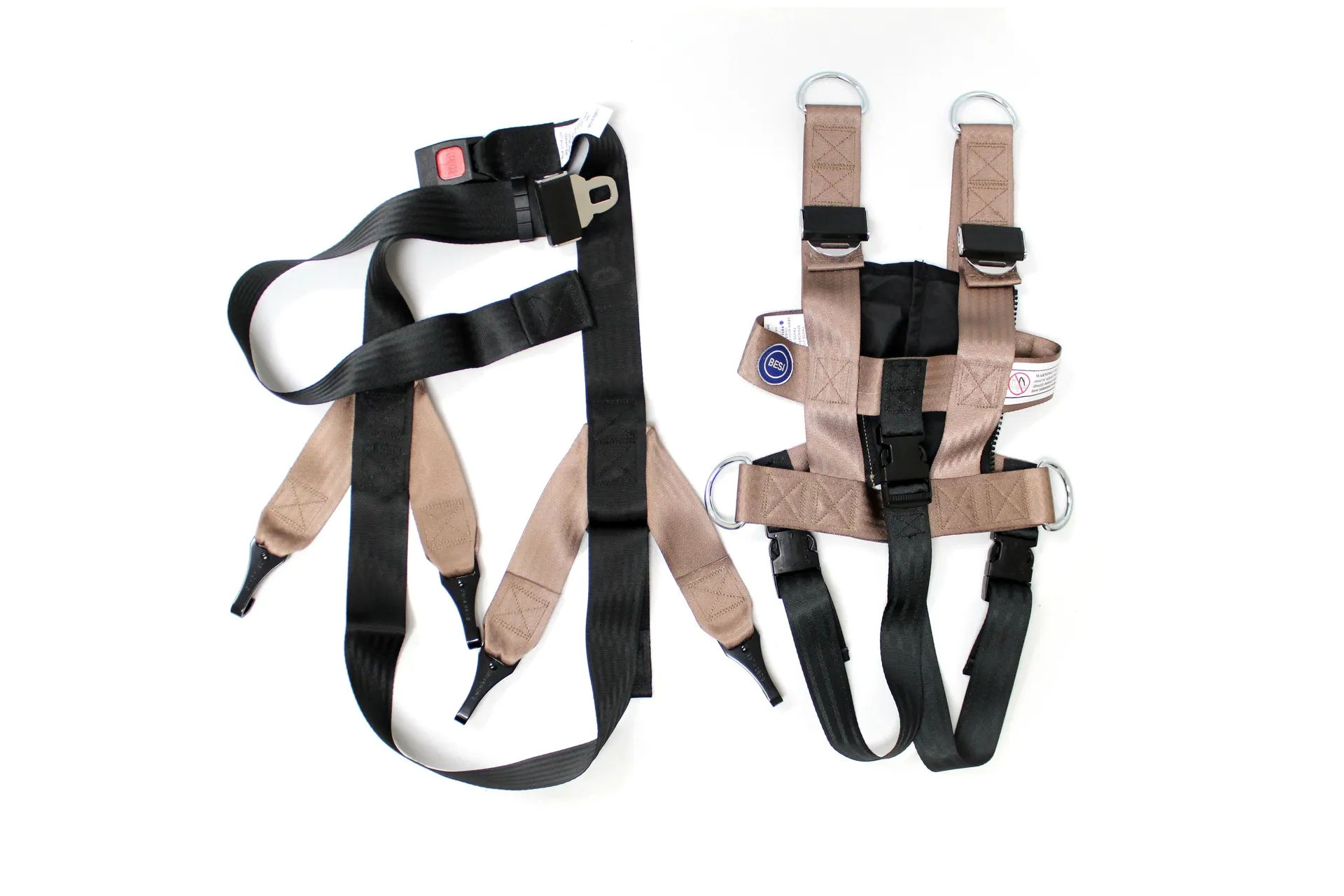 Vest, Universal, Small, Adjustable, 22" to 28", W/Crotch Strap
