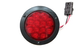 Light 4" Round Red Stop/Tail/Turn,3 Pins