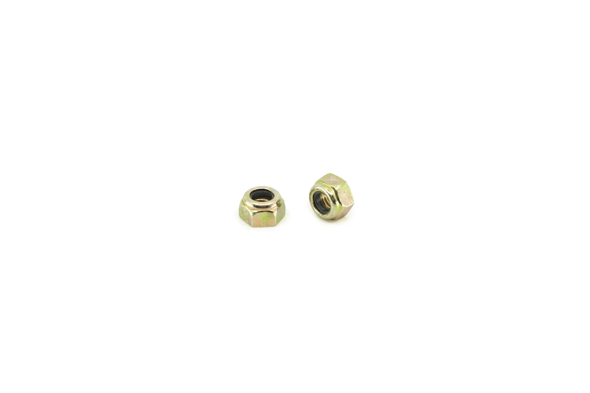 Ecrou Hx Hd,M5-.8,Lk,Nylon Insert,Yel Zi