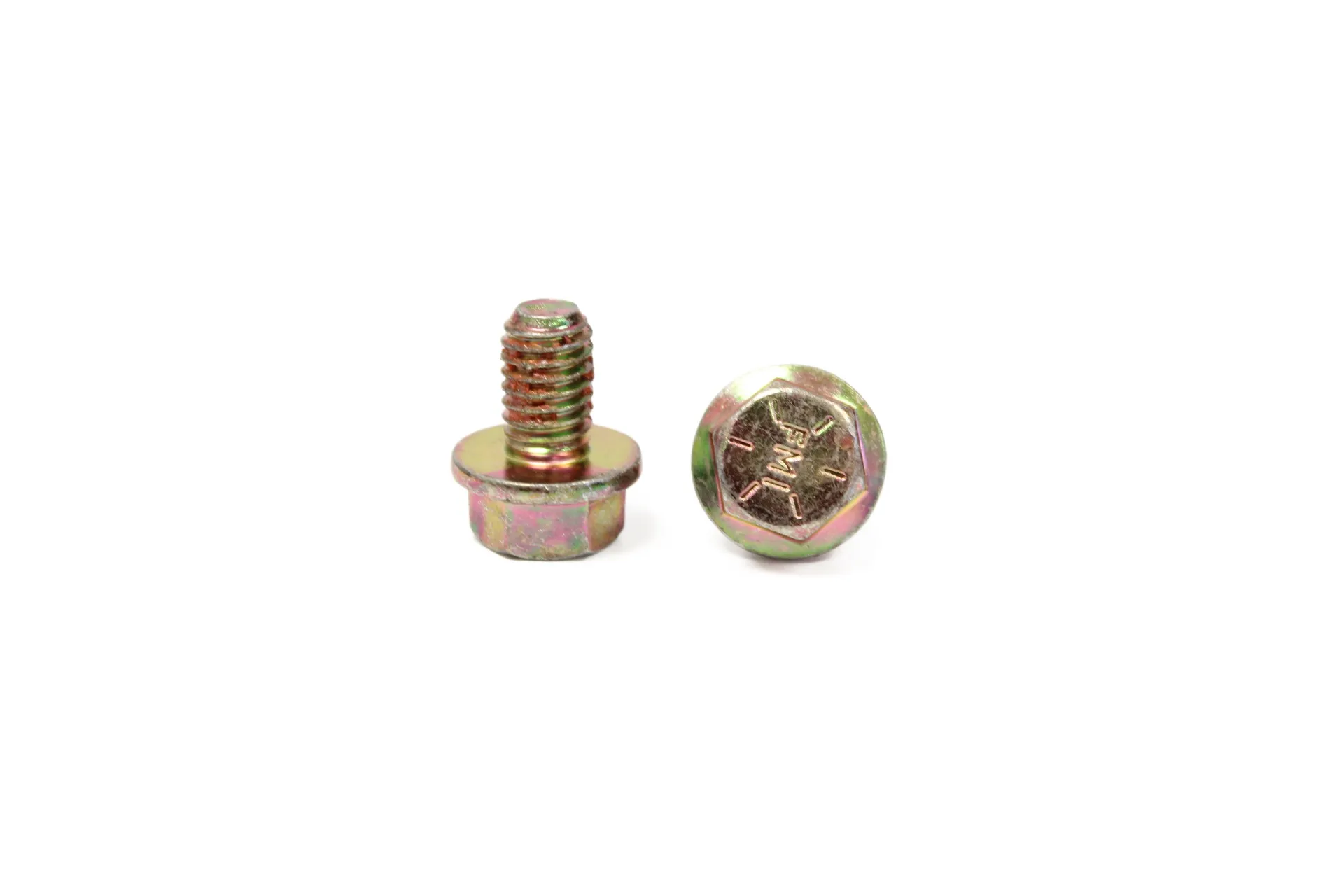 Capscrew,Hex Flg,3/8-16X5/8,8,Yel Zn, Epoxy Patch