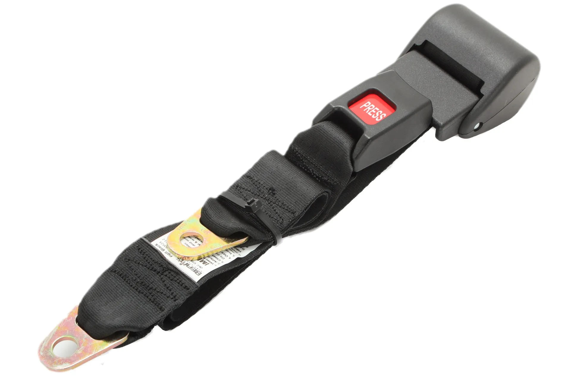 Seat Belt,Lap,Retractable, Black