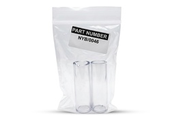 Polycarbonate Tubing,3/4"Idx1"Odx1/8"Wall,Clear,3" L    [2/Pk]  [Pm]