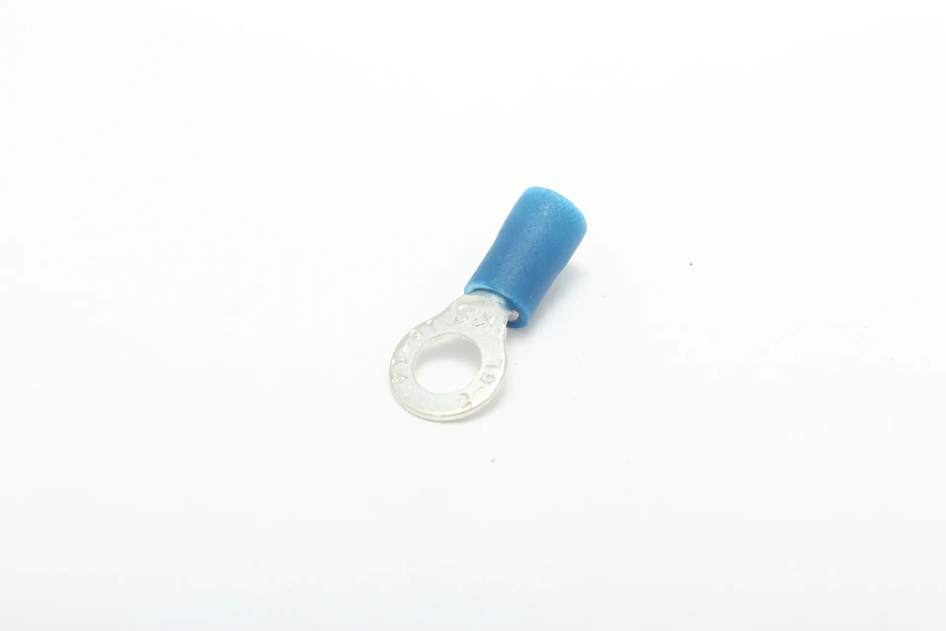 Terminal, Ring Connector, Blue (PK 100)