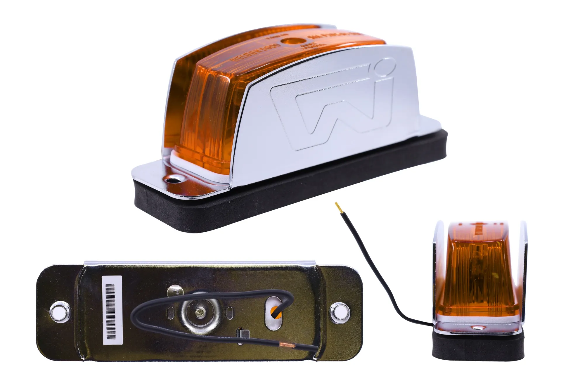 Side Marker Lamp Shld Rr Ambr Ic(1 Wire)