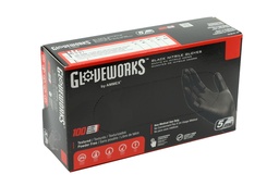 Gloveplus,Black Nitrile Pf Ind,Small