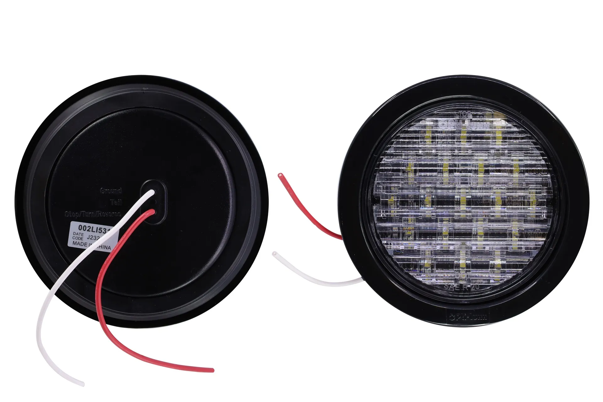 Light,Back Up,Led 4",W/O Mounting Kit