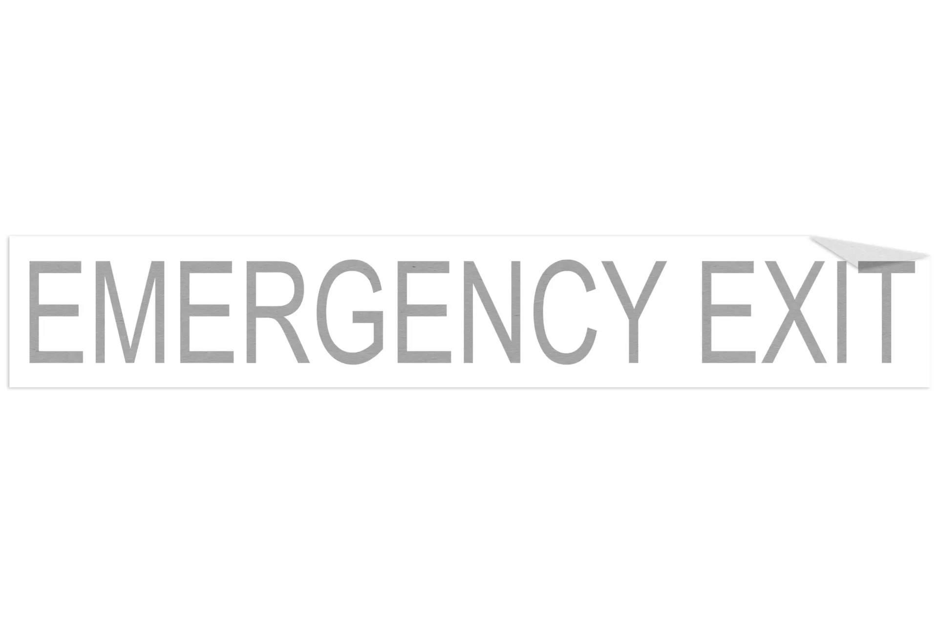 Decal "Emergency Exit" 2"
