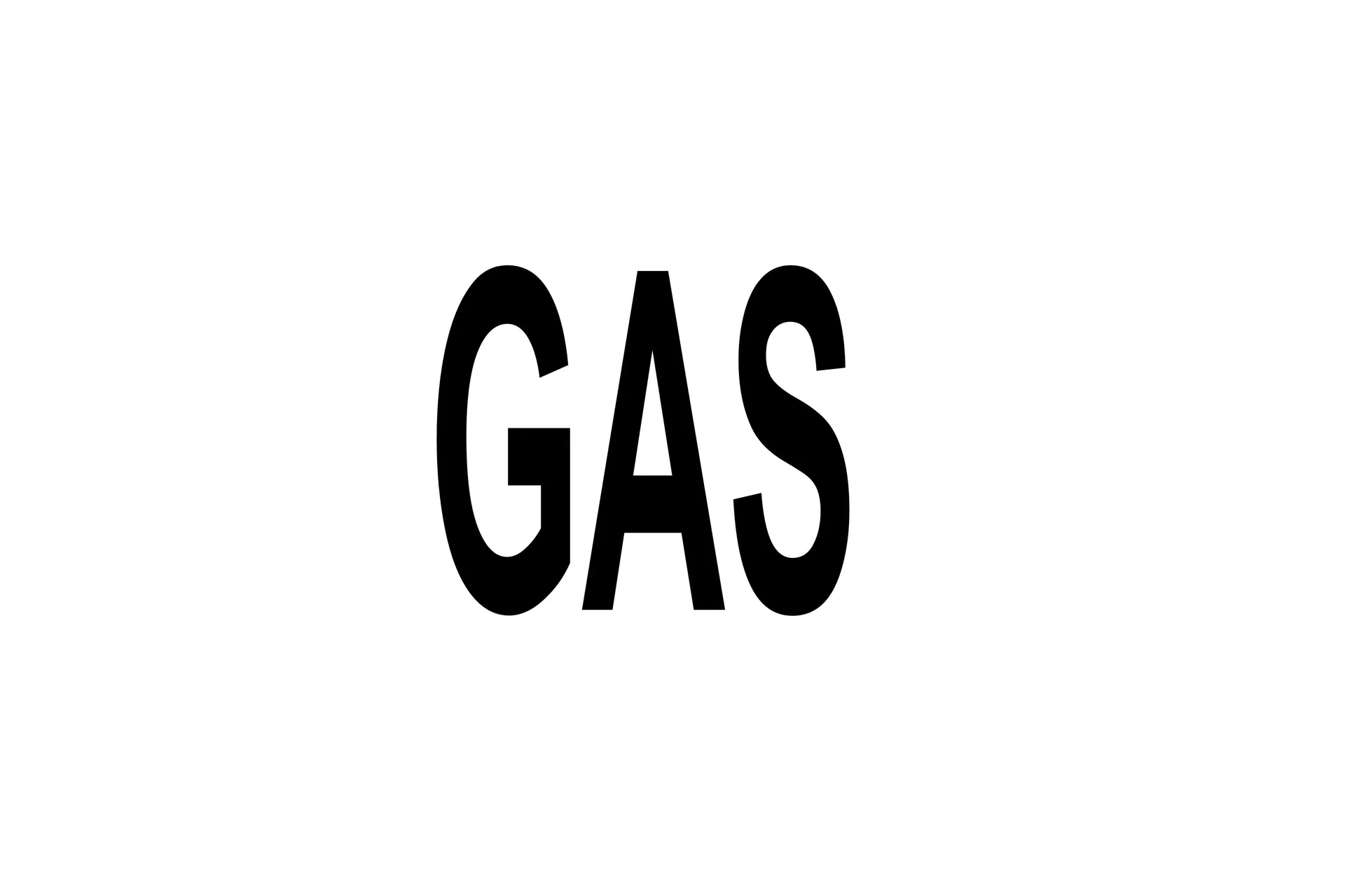 Decal "Gas"