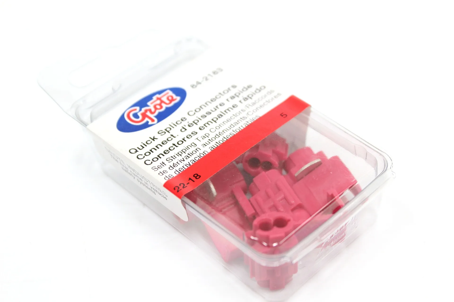 Quick Splice Connector Red 22-18 (PK5)