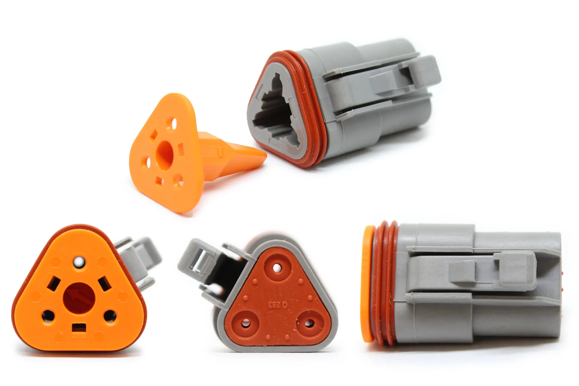 Connector 3-Ways,Male Deutsch Dto6-3S