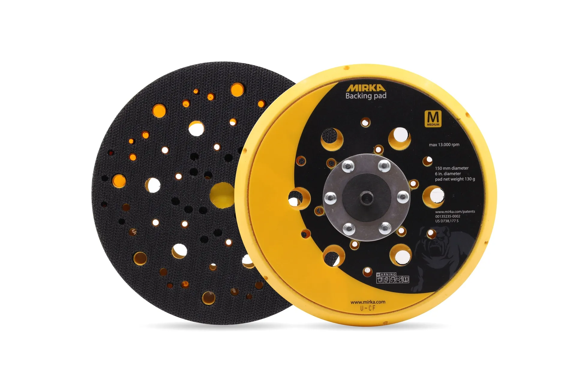 Rigid Ventilated Mirka 6" Pad For Sander