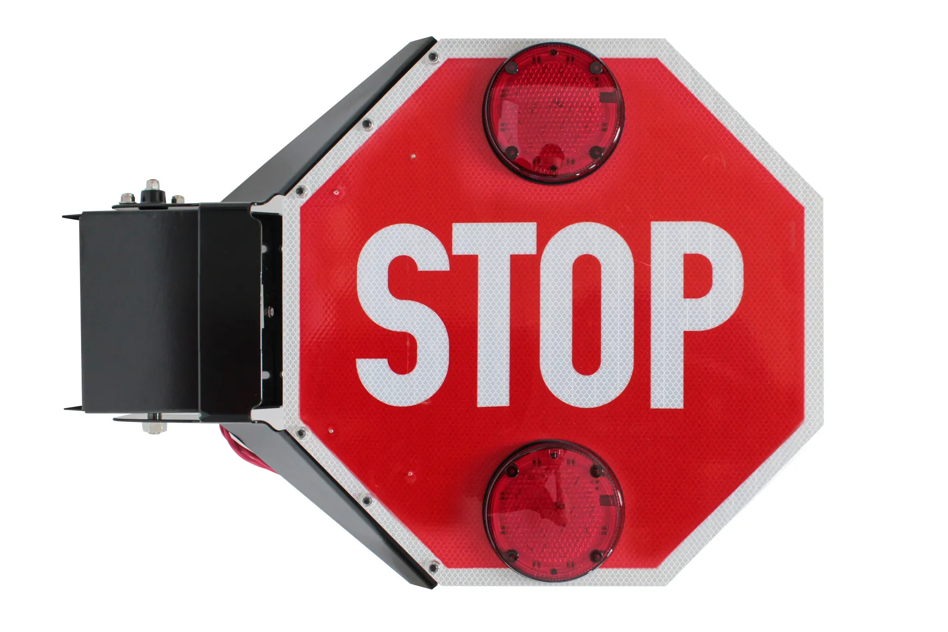 Elec Stop Arm Defender "Stop" Led Strb