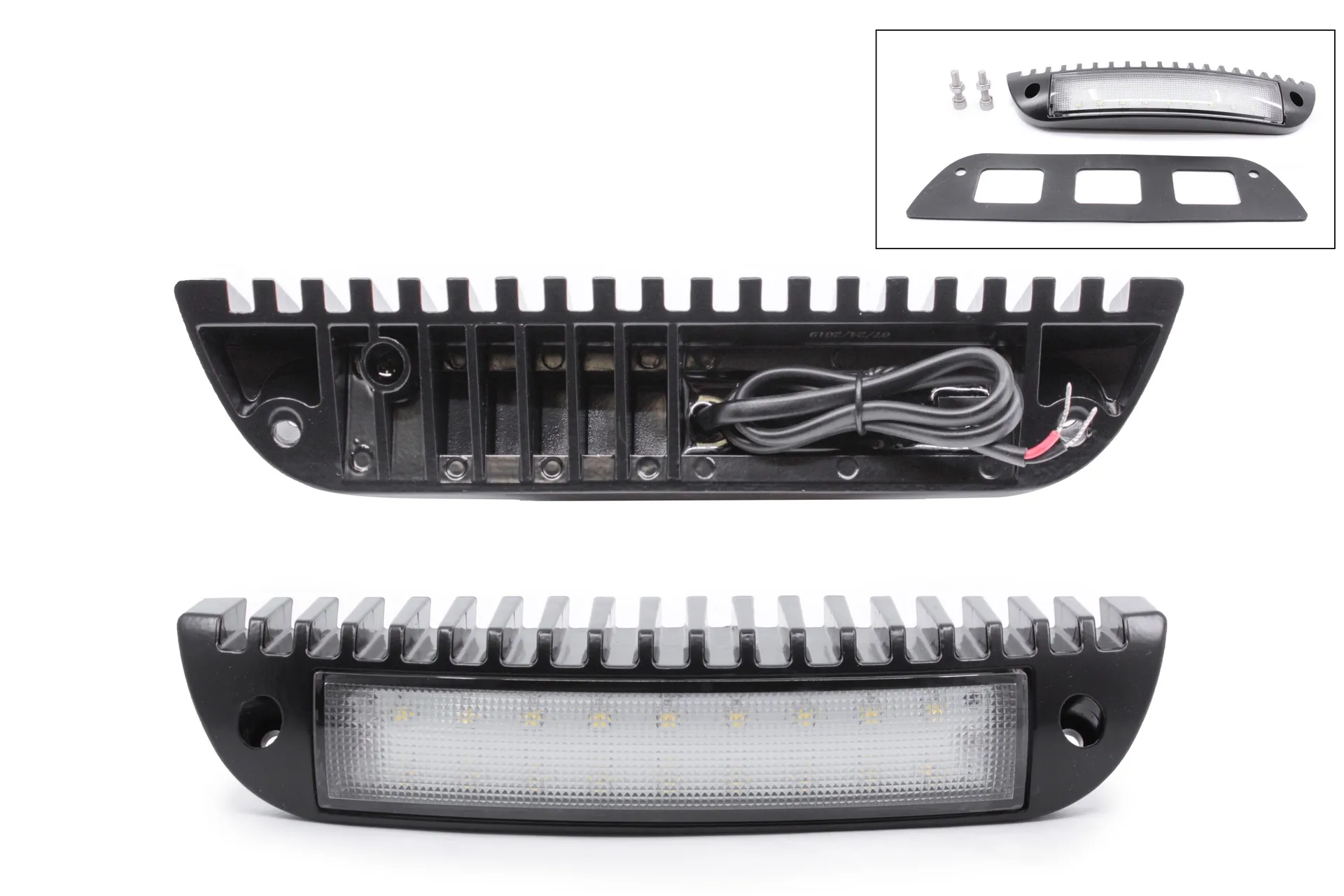 9 In Exterior Black Led Light