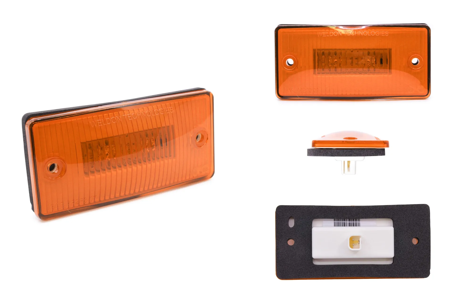 Mrkr Lamp,Led,Flush Mnt,Delphi Con.Amber