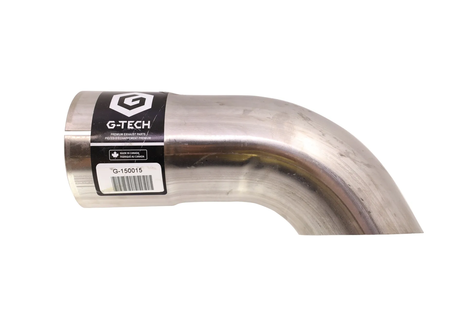 Pipe, Turn Down, 4", Stainless Steel