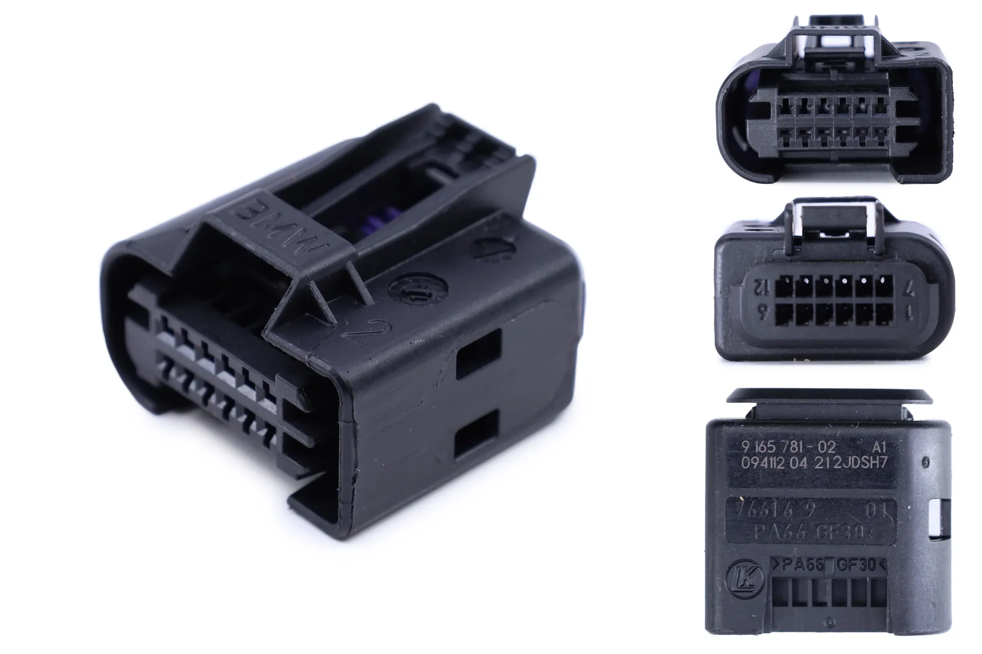 Wiring Connector,12Pi 9165781-01/76616-9