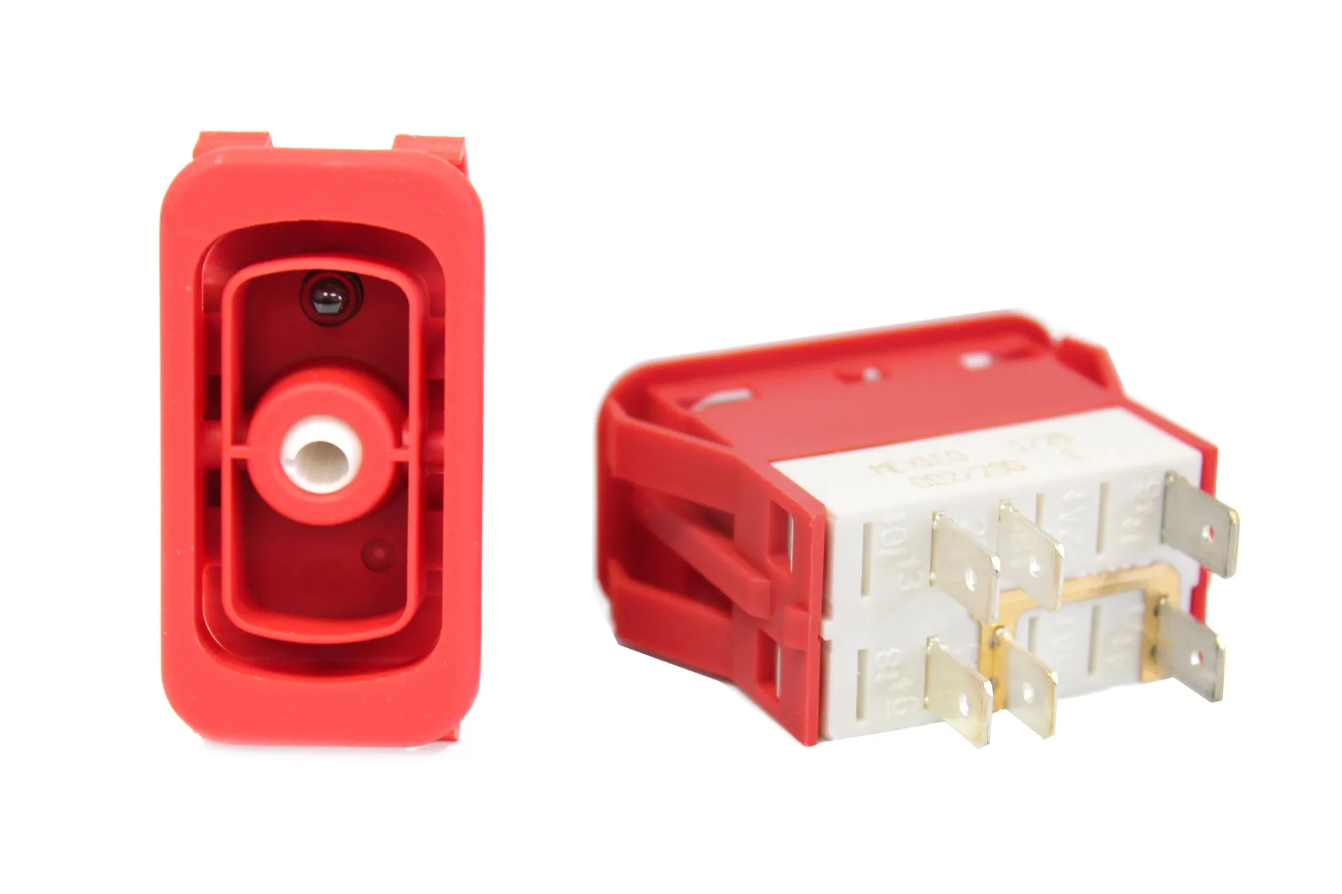 Switch,Base,Ngr,Dpst,Off-On,Red