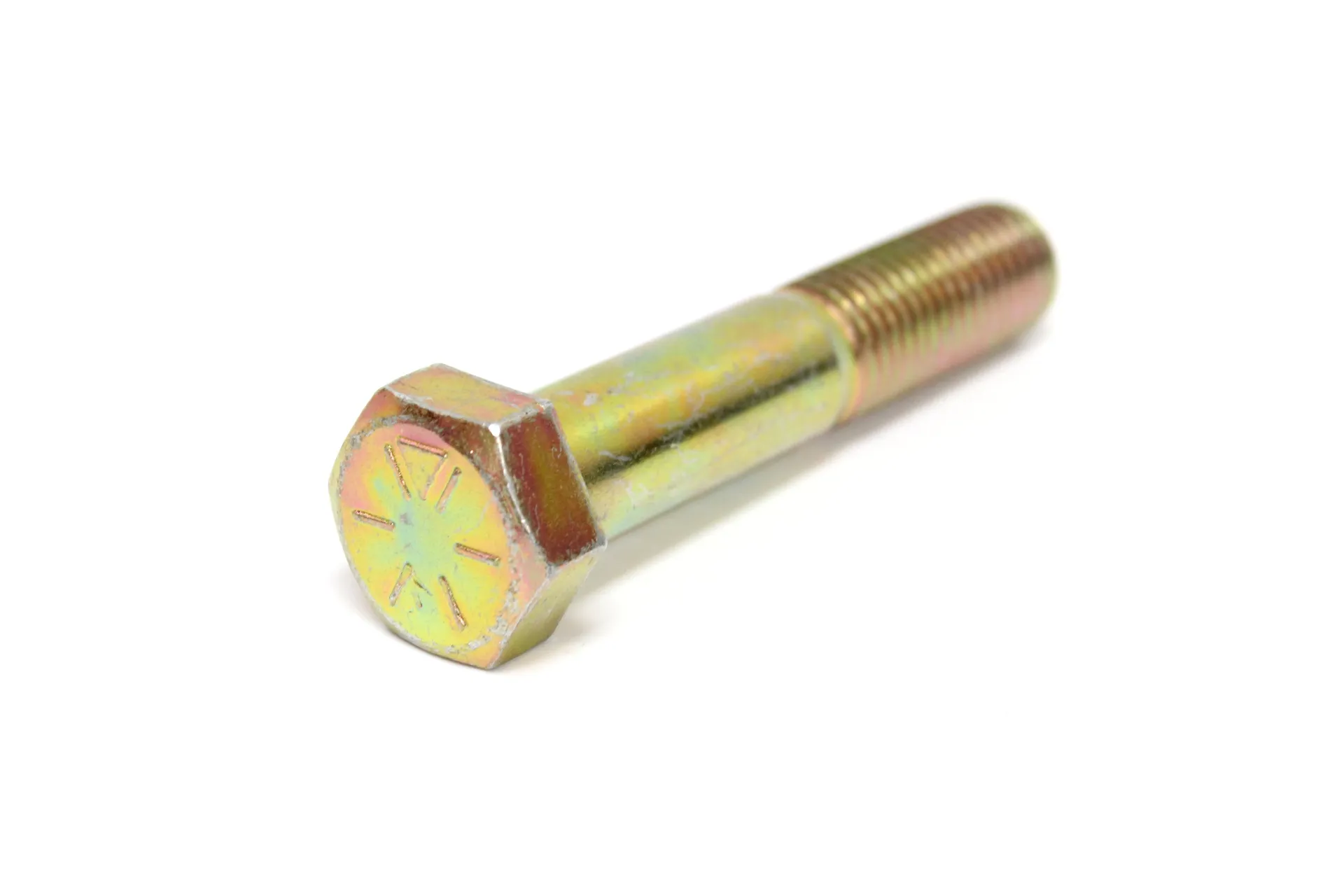 Capscrew,Hex Hd,3/4-10 X 4,Gr 8,Yel Zn Dich [M-10]